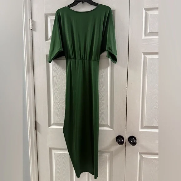 🆕 Dress Day Baltic Born Solana Ruched Dress In Hunter Green Size Medium - Picture 6 of 12